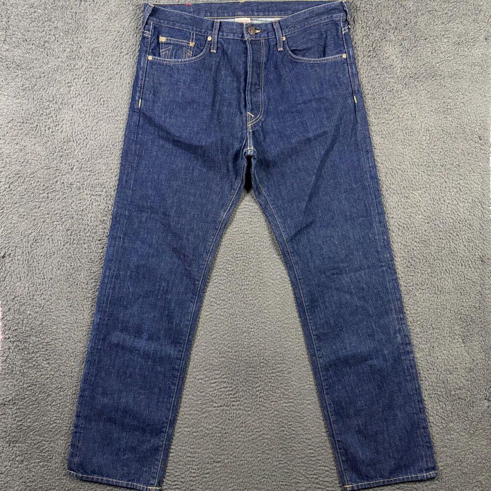 True Religion Men's Straight Jeans - Blue